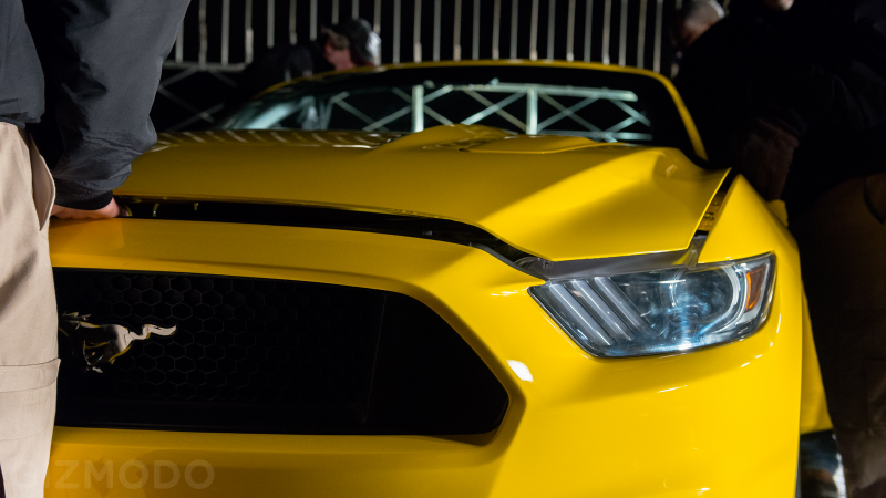 Illustration for article titled Ford Built A Mustang On Top Of The Empire State Building Last Night